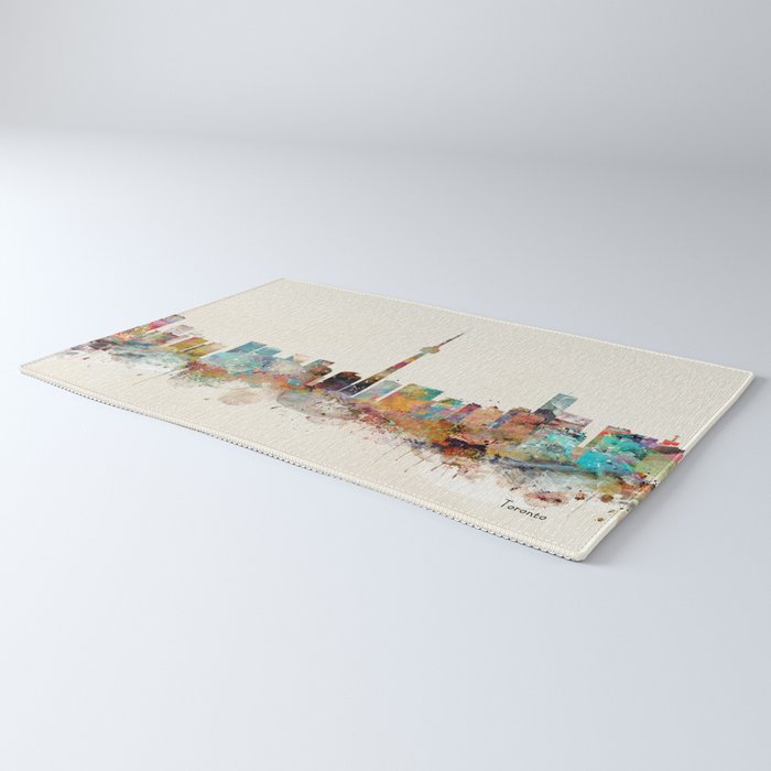 Toronto Ontario skyline Rug Gallery Image 3