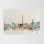 Toronto Ontario skyline Rug Gallery Image 2