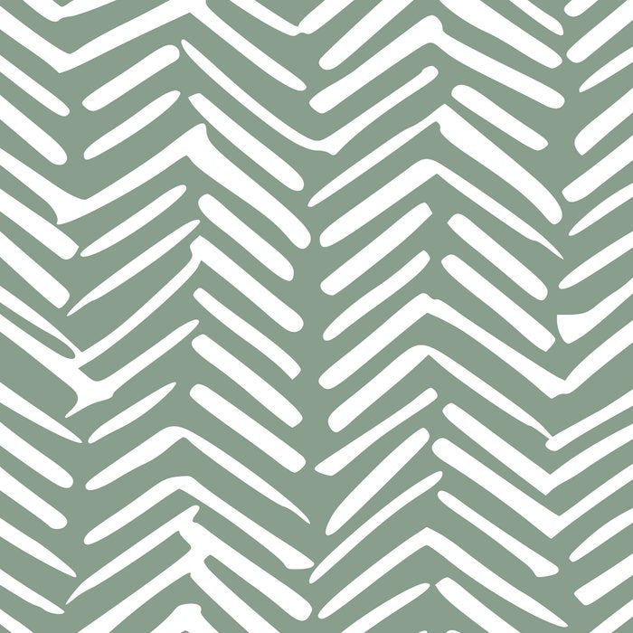 Herringbone, Green, Boho Art Coffee Mug Gallery Image 2
