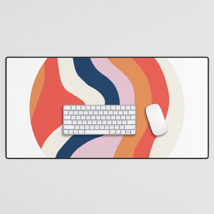 moab, canyon stripes Desk Mat Gallery Image 1