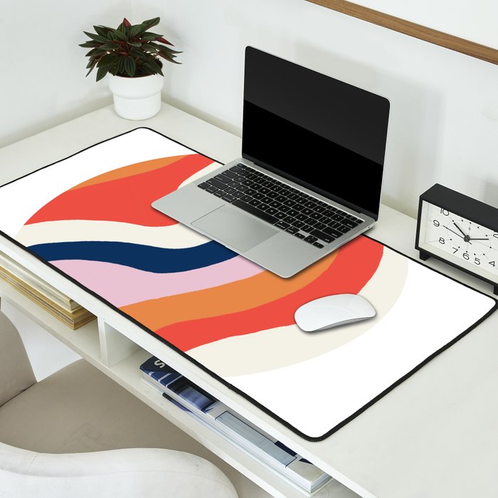 moab, canyon stripes Desk Mat Gallery Image 2