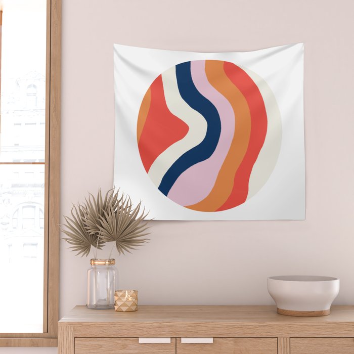 moab, canyon stripes Wall Tapestry Gallery Image 2