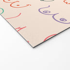 Pastel Boobs Drawing Welcome Mat Gallery Image 2