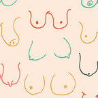 Pastel Boobs Drawing Coffee Mug Gallery Image 2