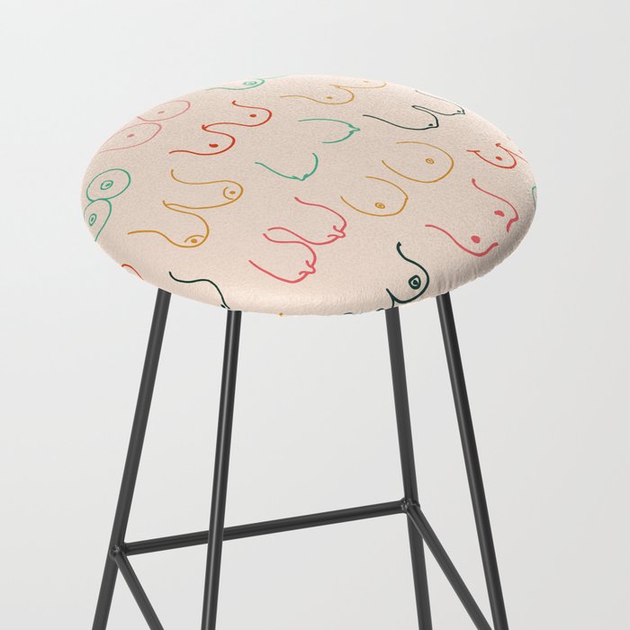 Pastel Boobs Drawing Stool Gallery Image 2