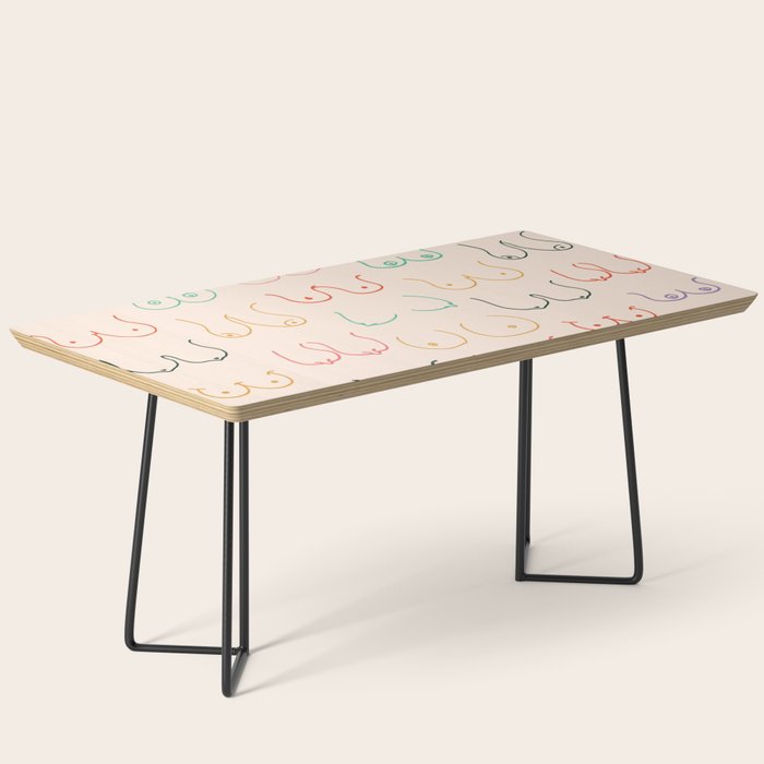 Pastel Boobs Drawing Coffee Table Gallery Image 1