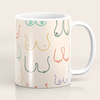 Pastel Boobs Drawing Coffee Mug Gallery Image 1