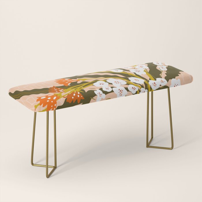 Matisse Flower Vase modern Illustration earthy colors Bench Gallery Image 2