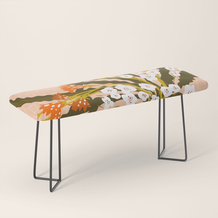 Matisse Flower Vase modern Illustration earthy colors Bench Gallery Image 1
