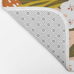 Matisse Flower Vase modern Illustration earthy colors Bath Mat Gallery Image 2