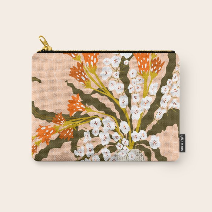 Matisse Flower Vase modern Illustration earthy colors Carry All Pouch Gallery Image 1