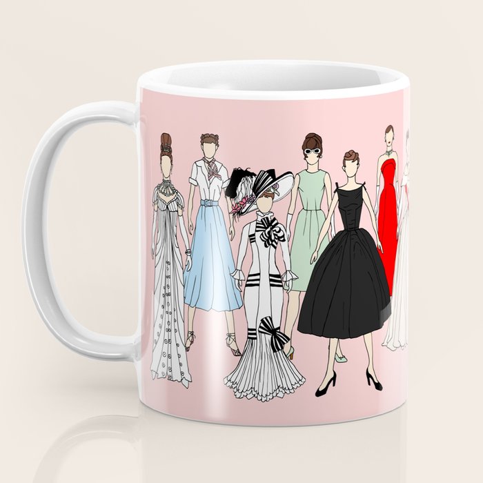 Think Pink Outfits Fashion Audrey Coffee Mug Gallery Image 3