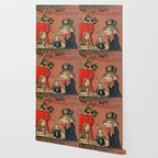 Vintage Alice's Adventures in Wonderland Book Cover Wallpaper Gallery Image 2