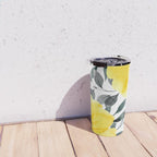 Big yellow watercolor flowers Travel Mug Gallery Image 4