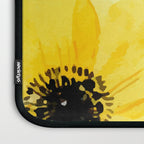 Big yellow watercolor flowers Laptop Sleeve Gallery Image 3