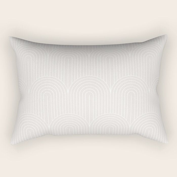 Art Deco Arch Pattern LXII Rectangular Pillow Gallery Image 2