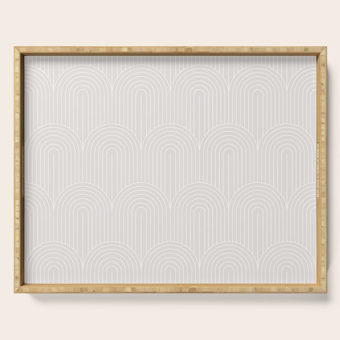 Art Deco Arch Pattern LXII Serving Tray Gallery Image 1