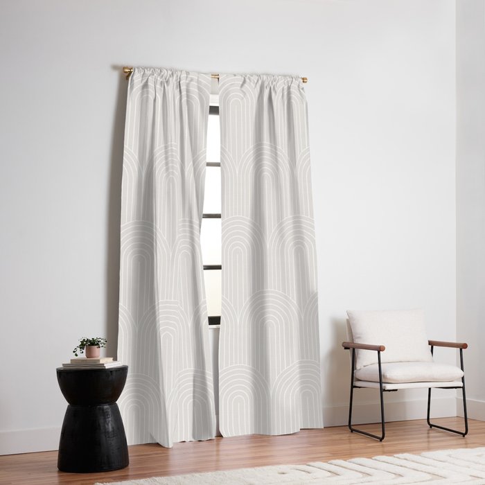 Art Deco Arch Pattern LXII Window Curtain Gallery Image 2