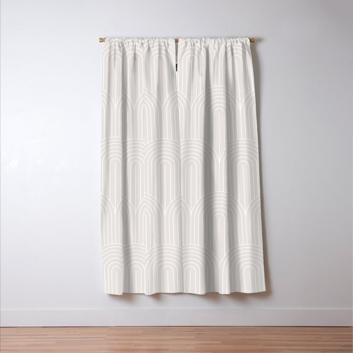 Art Deco Arch Pattern LXII Window Curtain Gallery Image 3