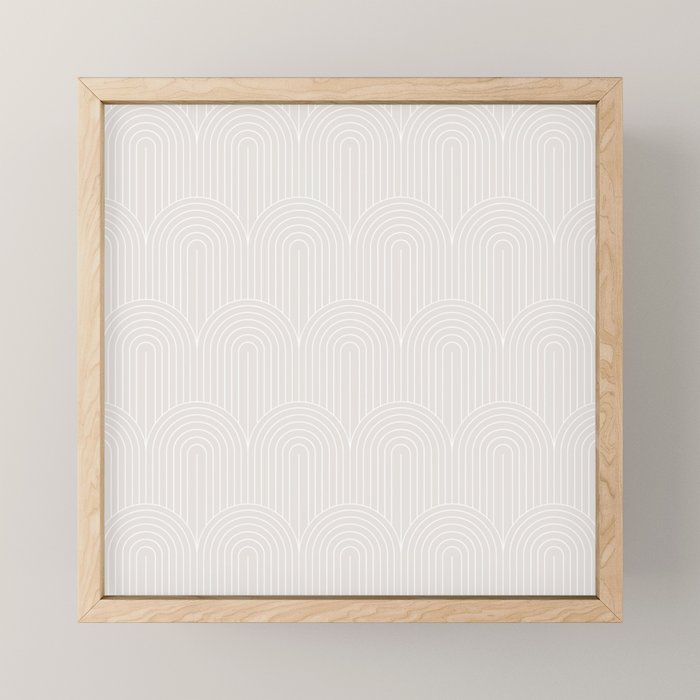 Art Deco Arch Pattern LXII Mini Art Print Gallery Image 1