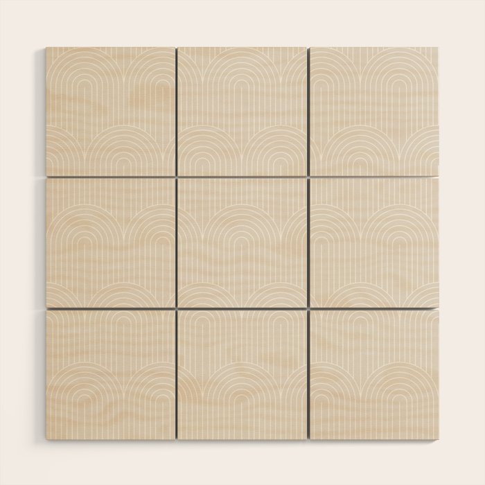 Art Deco Arch Pattern LXII Wood Wall Art Gallery Image 1