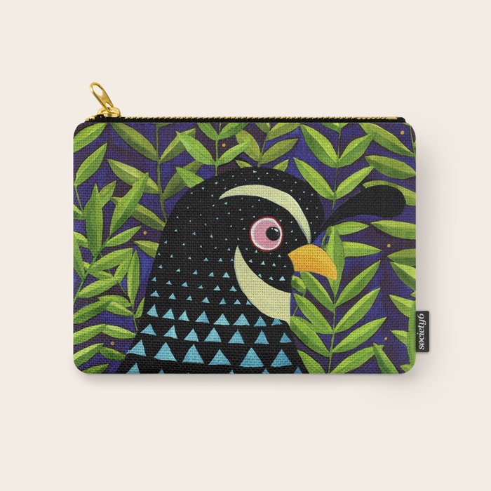 The quail prince has arrived Carry All Pouch Gallery Image 1