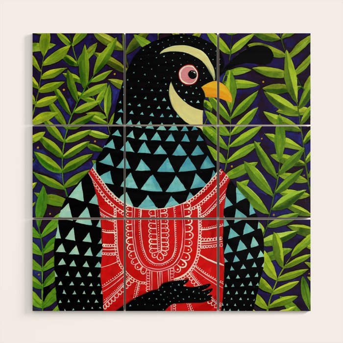 The quail prince has arrived Wood Wall Art Gallery Image 1