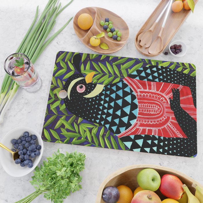 The quail prince has arrived Cutting Board Gallery Image 2