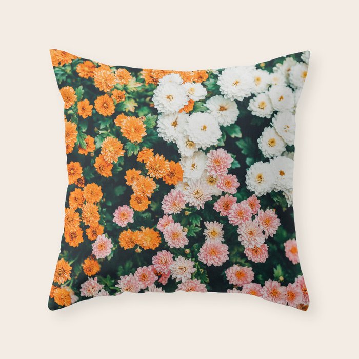In My Garden Throw Pillow Gallery Image 1