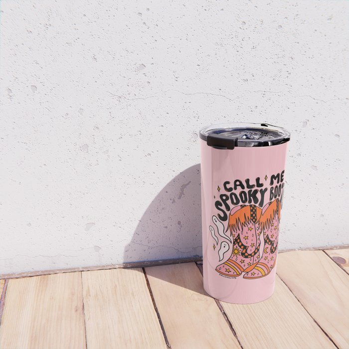Spooky Boots Travel Mug Gallery Image 4