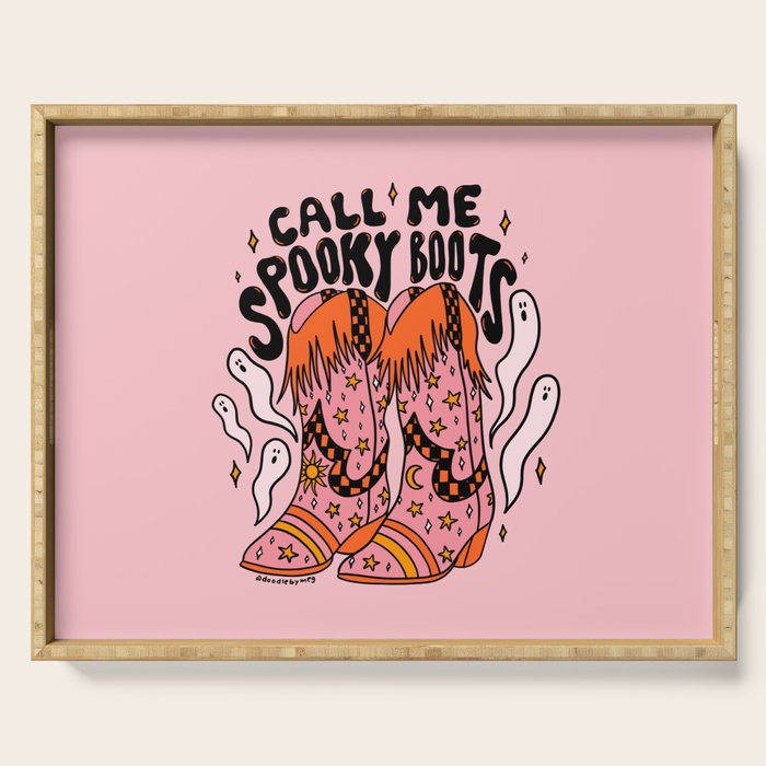 Spooky Boots Serving Tray Gallery Image 1