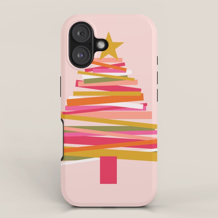 Ribbon Christmas Tree - candy iPhone Case Gallery Image 1