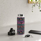 Mangatsika Mountain Stripe - Peach, Teal, Purple Water Bottle Gallery Image 4