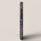 Mangatsika Mountain Stripe - Peach, Teal, Purple iPhone Case Gallery Image 2