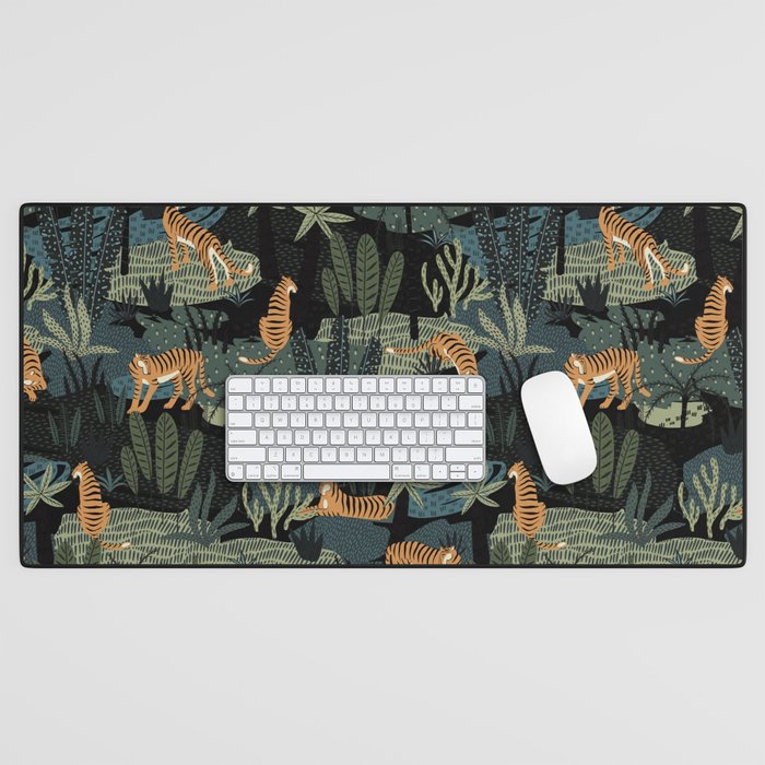 Tiger Jungle Desk Mat Gallery Image 1