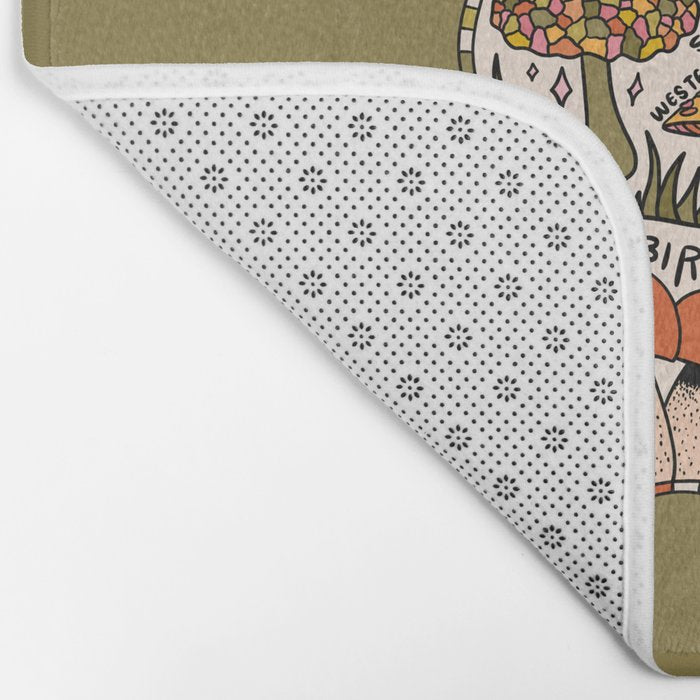 Mushrooms of Maine Bath Mat Gallery Image 2