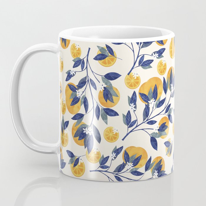 Mediterranean orange branch Coffee Mug Gallery Image 3