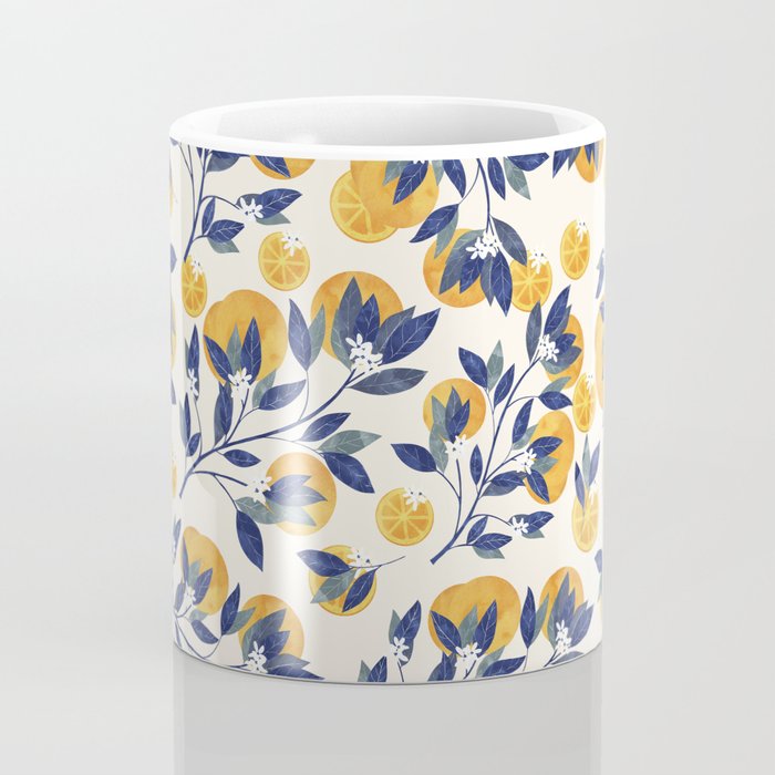 Mediterranean orange branch Coffee Mug Gallery Image 4