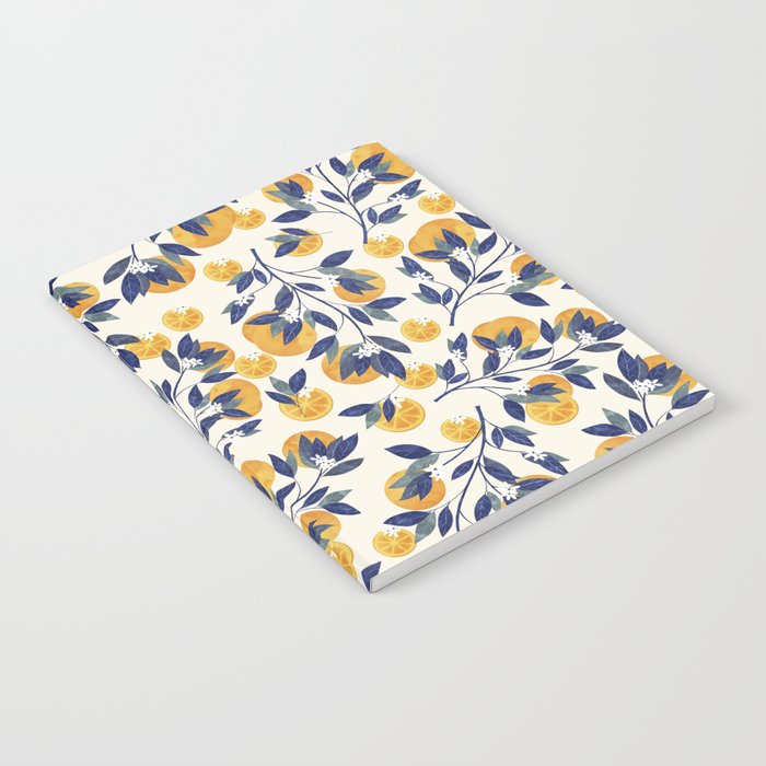 Mediterranean orange branch Notebook