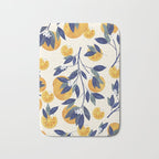 Mediterranean orange branch Bath Mat Gallery Image 1