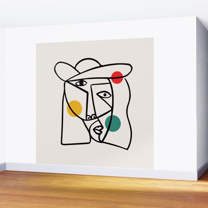 The Dream II | Pablo Picasso - Le Reve Wall Mural Gallery Image 2