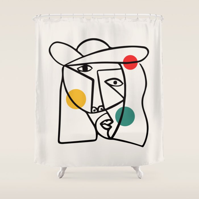 The Dream II | Pablo Picasso - Le Reve Shower Curtain Gallery Image 1