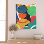 Modern Abstract Shape 03 Wall Tapestry Gallery Image 2