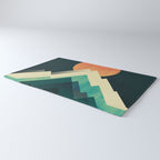 Ablaze on cold mountain Rug Gallery Image 3
