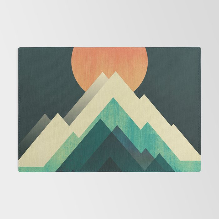 Ablaze on cold mountain Rug Gallery Image 2