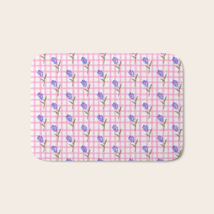 Picnic Flowers Bath Mat Gallery Image 1