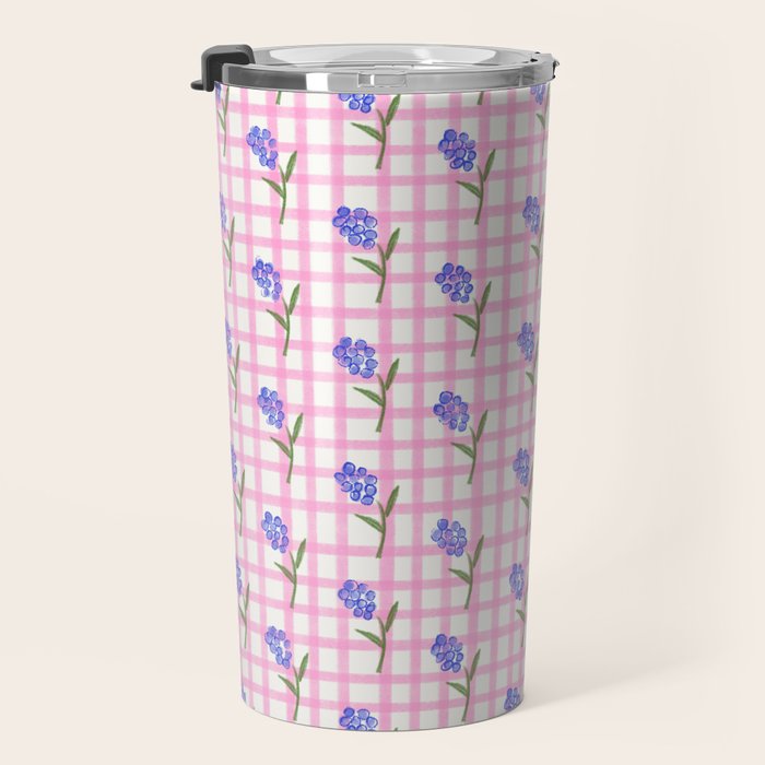 Picnic Flowers Travel Mug Gallery Image 3