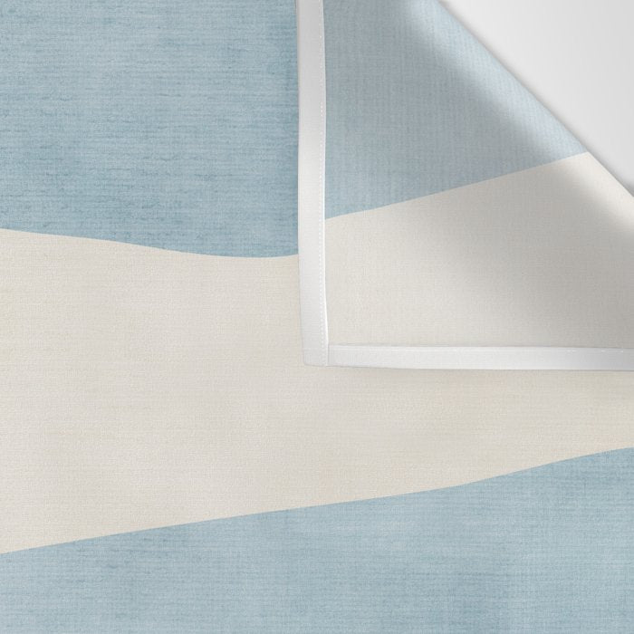 Light Blue Minimalist Artwork Wall Tapestry Gallery Image 3