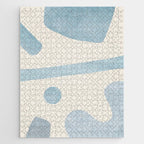 Light Blue Minimalist Artwork Jigsaw Puzzle Gallery Image 1