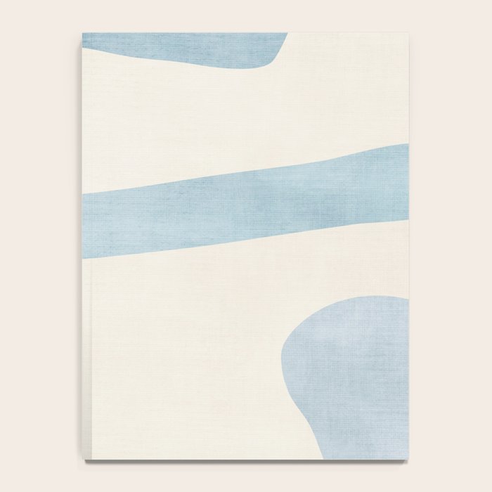 Light Blue Minimalist Artwork Notebook Gallery Image 4